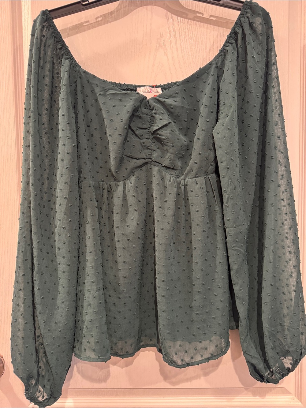 Emerald Green Babydoll Top
